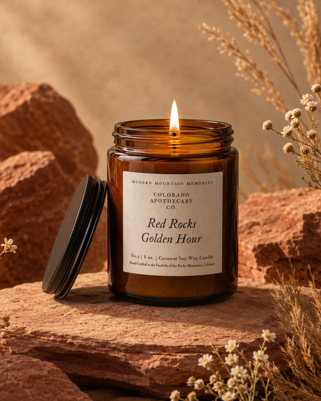Red Rocks Golden Hour - Premium Scented Candle