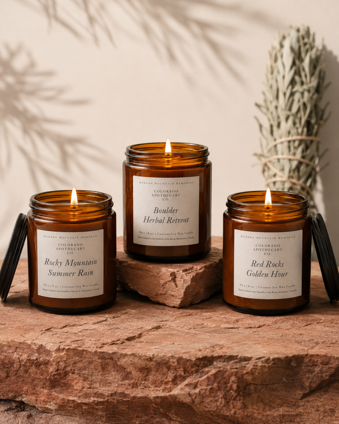 The Front Range Scented Candle Trio — Colorado-Inspired Scented Candle Set